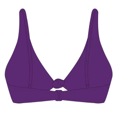 Boutine LA Violet Twist Top TOPS