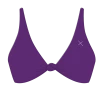 Boutine LA Violet Twist Top TOPS