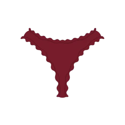 Boutine LA Plum Wave Bottoms