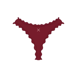 Boutine LA Plum Wave Bottoms