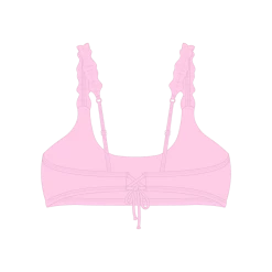 Boutine LA TOPS Dusty Pink Wave Top