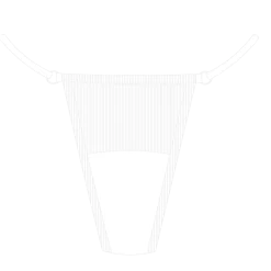 Boutine LA Venice White Lace Ribbed Bottoms UNDERWEAR