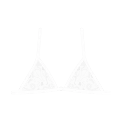 Boutine LA Venice White Minimal Lace Bralette