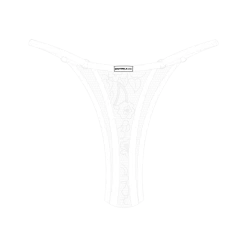 Boutine LA UNDERWEAR Venice White Minimal Thong Bottoms