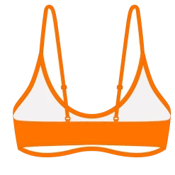Boutine LA TOPS Wild Orange Adjustable Top