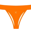 Boutine LA Wild Orange Surf Bottoms