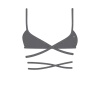 Boutine LA Heather Grey Wrap Bralette Top