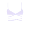 Boutine LA Lavender Wrap Bralette Top UNDERWEAR