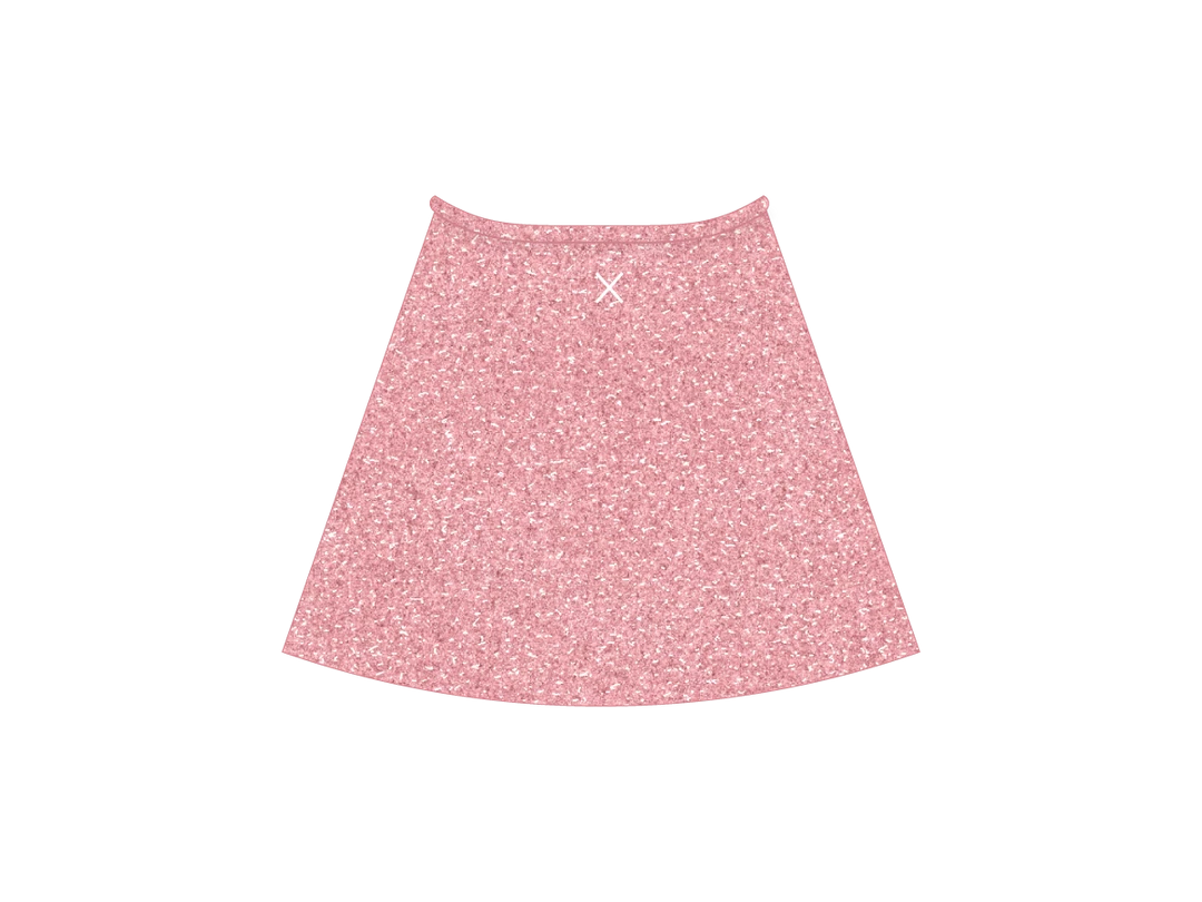 Boutine LA BubbleGum Shimmer Wrap Skirt COVER-UPS
