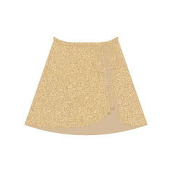 Boutine LA Gold-dust Shimmer Wrap Skirt
