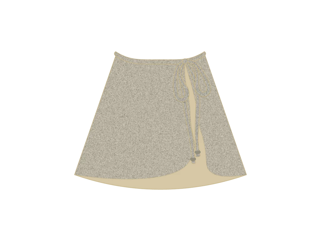 Boutine LA Hearth Shimmer Wrap Skirt