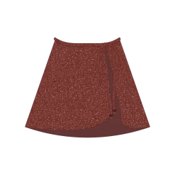 Boutine LA COVER-UPS Rust Shimmer Wrap Skirt