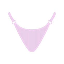 Boutine LA Pink Wrap Thong Bottoms UNDERWEAR