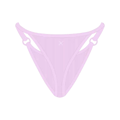 Boutine LA Pink Wrap Thong Bottoms UNDERWEAR
