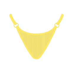 Boutine LA Yellow Wrap Thong Bottoms