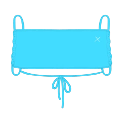 Boutine LA Baby Blue Indie Top