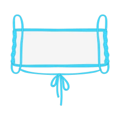 Boutine LA Baby Blue Indie Top