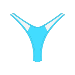 Boutine LA Baby Blue Sail Bottoms