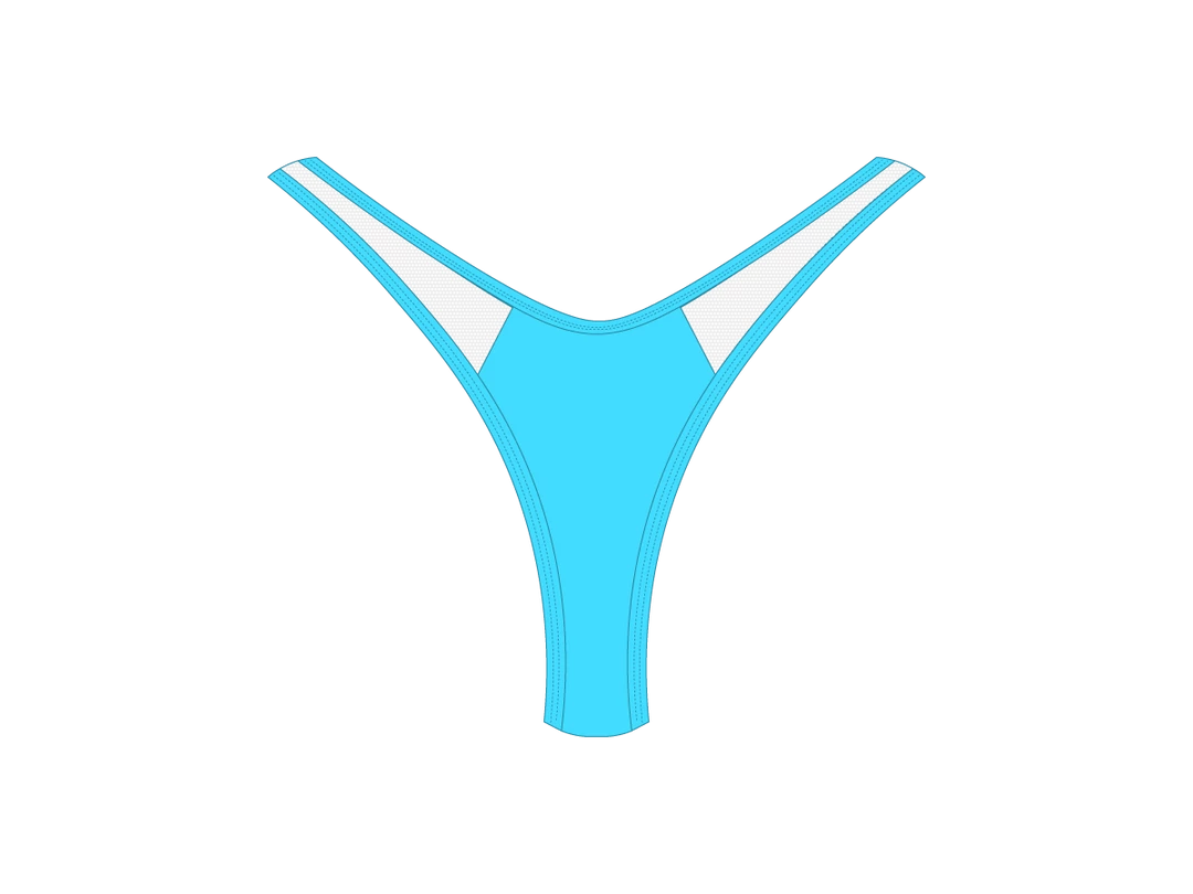 Boutine LA Baby Blue Sail Bottoms