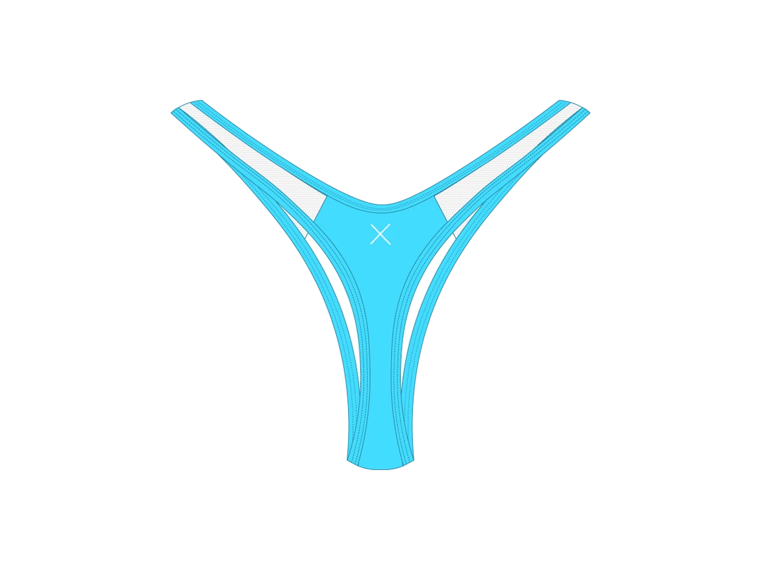 Boutine LA Baby Blue Sail Bottoms