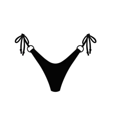 Boutine LA TOPS Manhattan Black Hoop Bottom