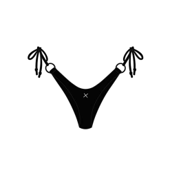 Boutine LA TOPS Manhattan Black Hoop Bottom