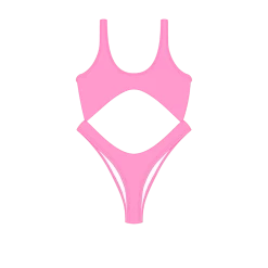 Basicallyswim Celeste Front Tie One Piece