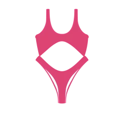 Boutine LA Cerise Front Tie One Piece