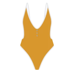 Chooks Los Angeles ONE PIECES Mango Adjustable Ribbed Retro One-Piece