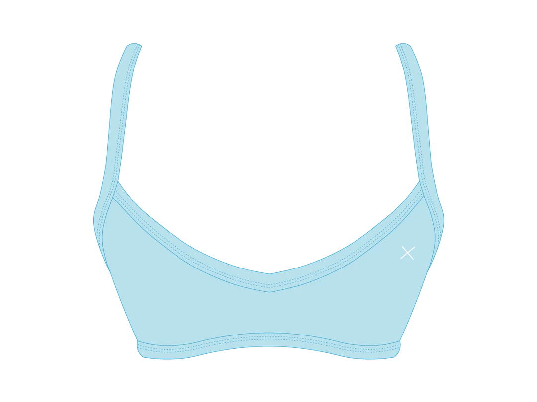 Boutine LA TOPS Cloudy Blue Sporty Top