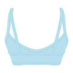 Boutine LA TOPS Cloudy Blue Sporty Top