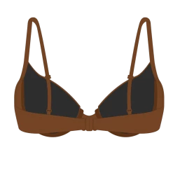Boutine LA Cocoa Brown Bustier Top