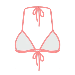 Boutine LA Coral Bikini Top II