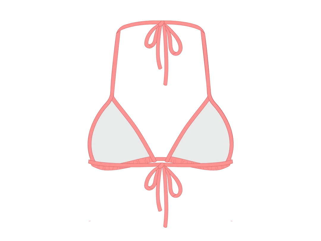 Boutine LA Coral Bikini Top II