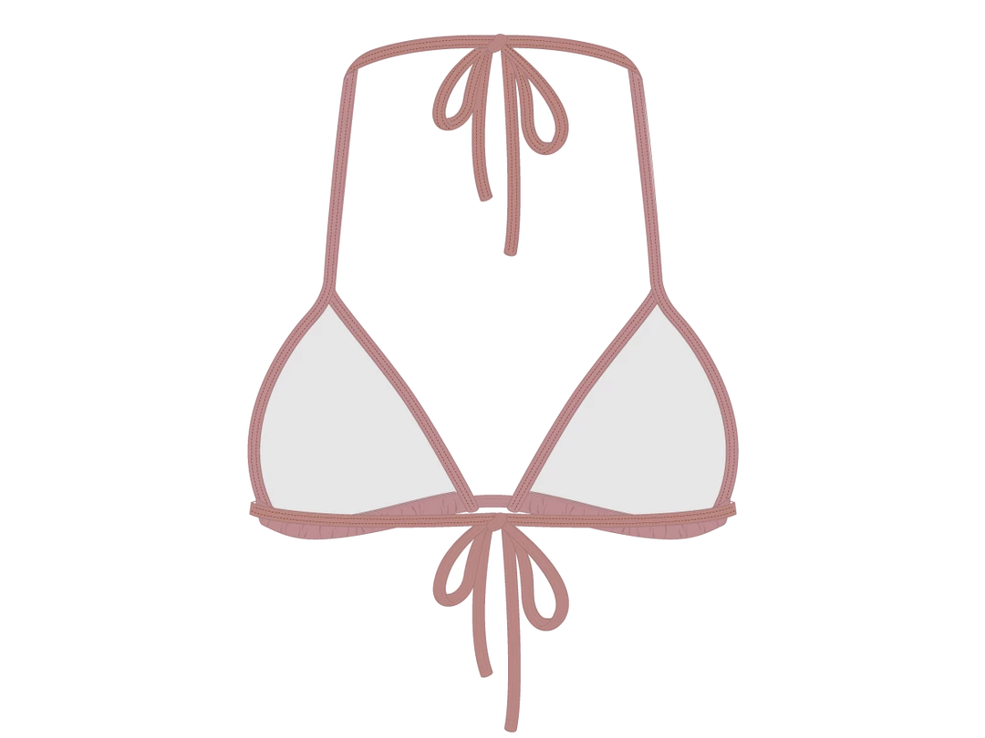Boutine LA Bikini Tops Deep Taupe Bikini Top II