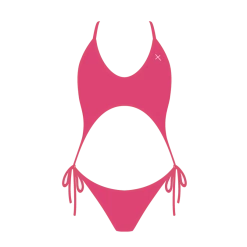 Boutine LA Poppy Red Two Piece One Piece ONE PIECES