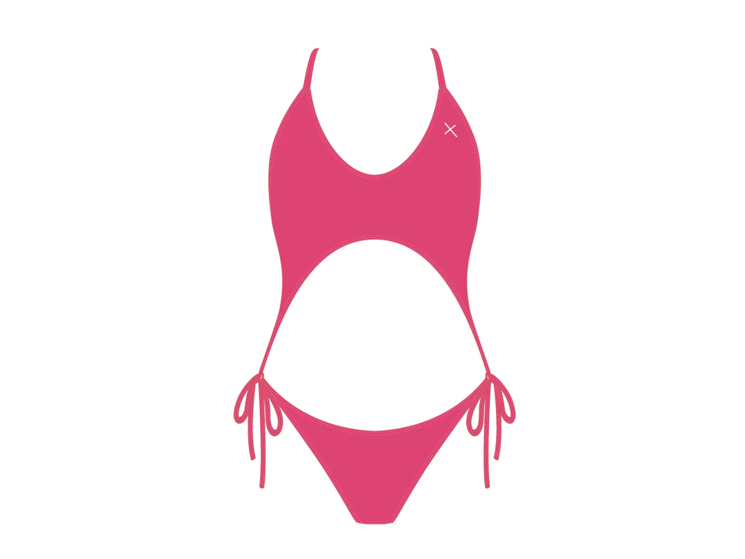 Boutine LA Poppy Red Two Piece One Piece ONE PIECES