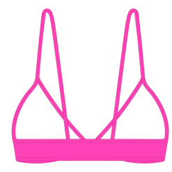 Boutine LA Fitted Tops X Beachy Bottoms Hot Pink Fitted Top II