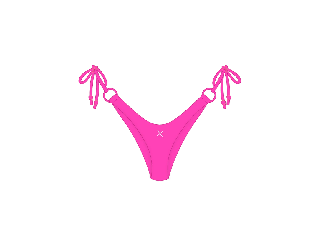 Boutine LA TOPS Hot Pink Hoop Bottom