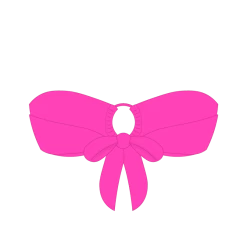 Boutine LA Hot Pink Hoop Top TOPS