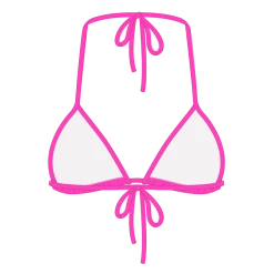 Boutine LA Hot Pink Bikini Top II