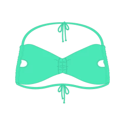 Boutine LA TOPS Lake Green Multie Top