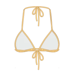 Boutine LA MATCHING SETS Latte Bikini Top II