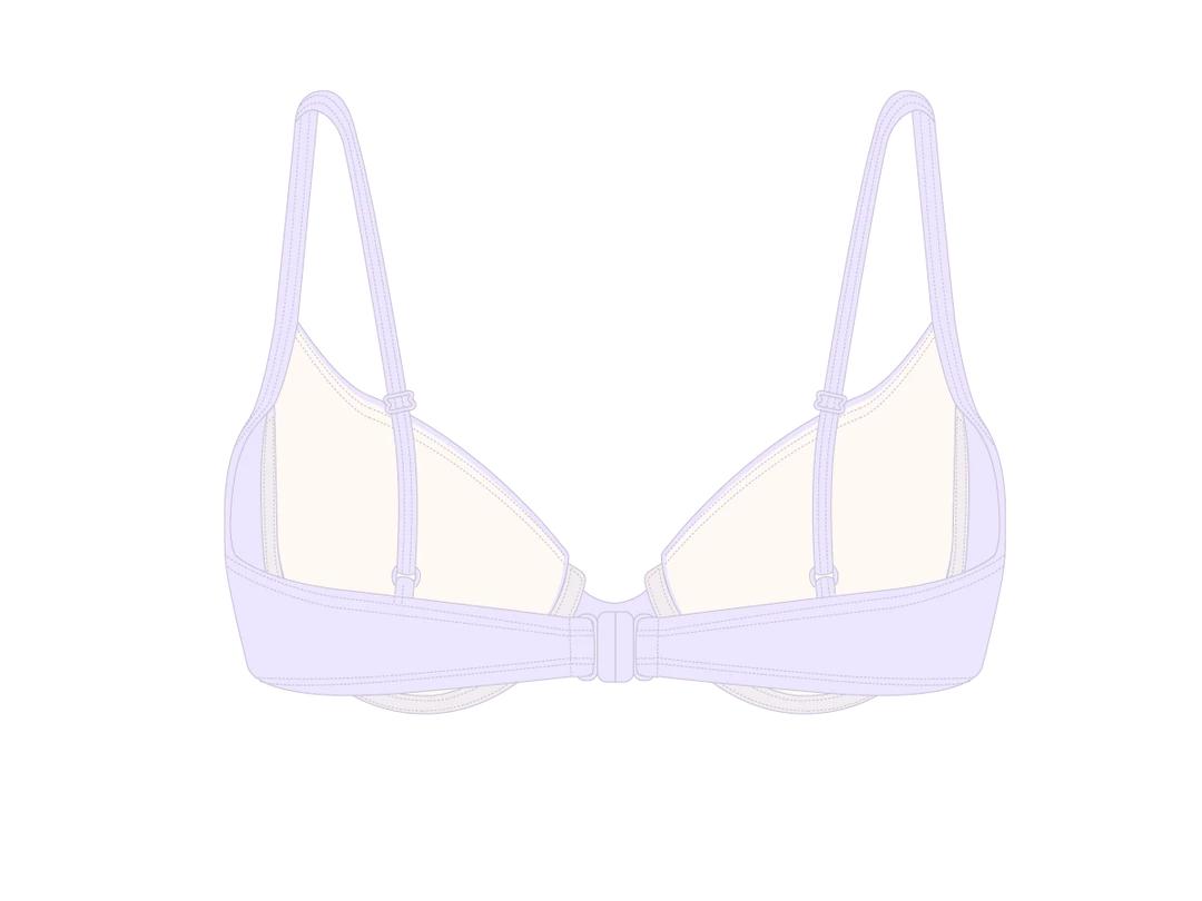 Boutine LA Lavender Bustier Top TOPS