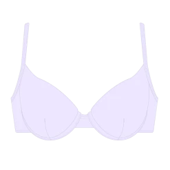 Boutine LA Lavender Bustier Top TOPS