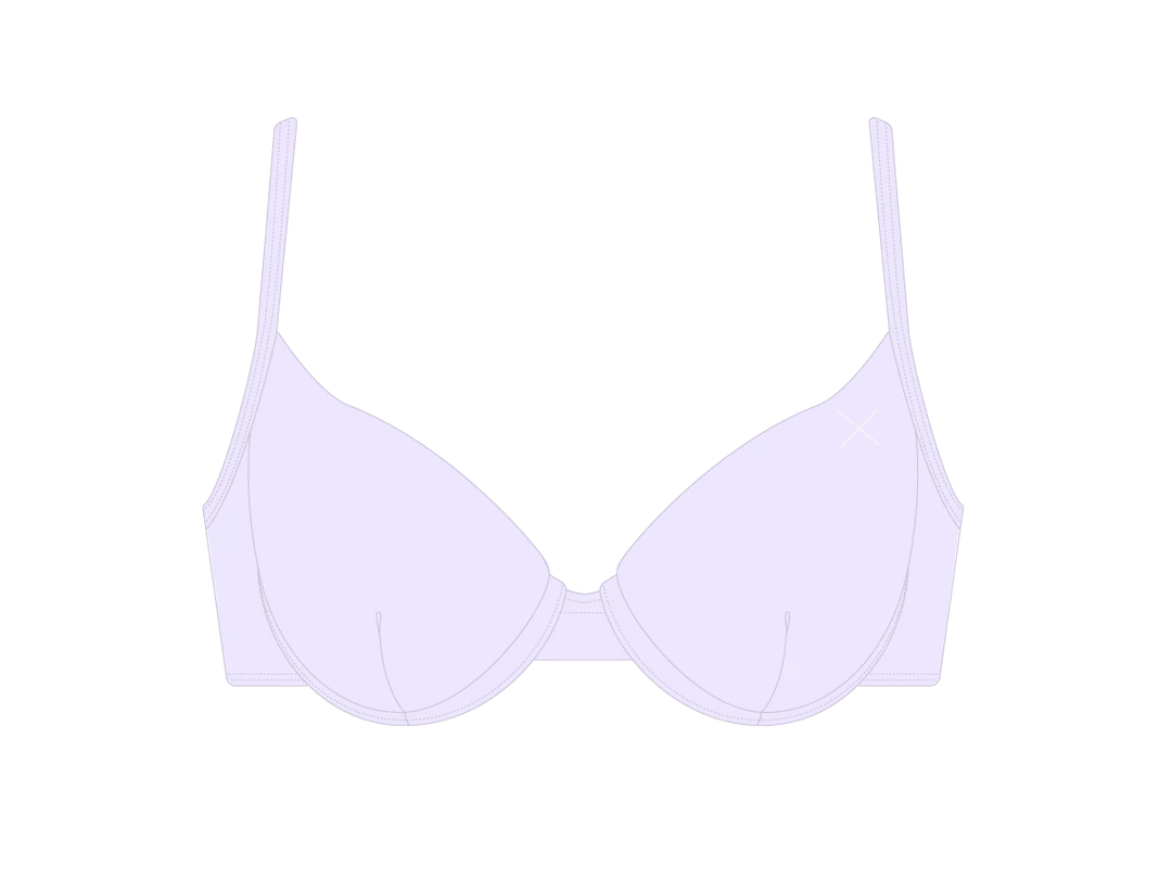 Boutine LA Lavender Bustier Top TOPS