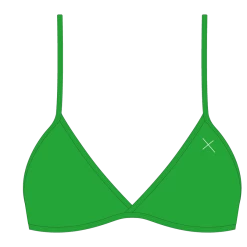Boutine LA Fitted Tops X Beachy Bottoms Leaf Green Fitted Top II