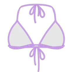 Boutine LA MATCHING SETS Lilac Bikini Top II