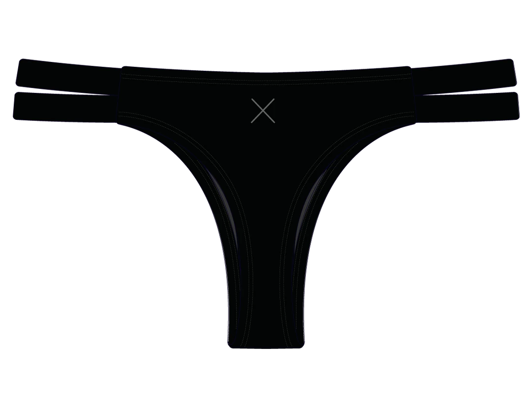 Boutine LA BOTTOMS Manhattan Black Dual Strap Bottom II