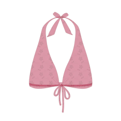 Boutine LA MATCHING SETS Rosewood Lace Halter Bikini Top